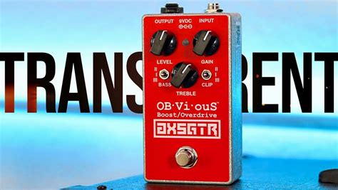 AXESS Electronics OBViouS Boost & Overdrive Demo // .